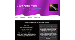 Desktop Screenshot of crystalwandinpa.com